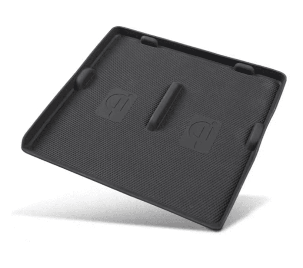Isolated view of wireless charging silicone pad for BYD Sealion 6, featuring anti-slip texture and precise cutouts