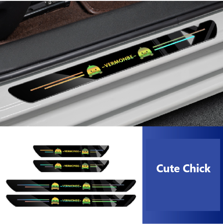 BYD Iridescent Door Sill Stickers – Seagull Dolphin Seal Sealion Compatible