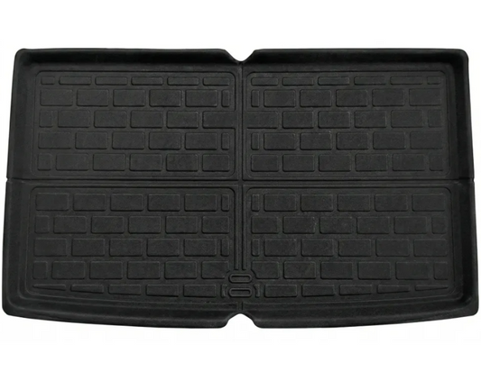 Rear XPE boot liner for BYD Dolphin showing anti-slip texture and precision moulded cargo area fit.