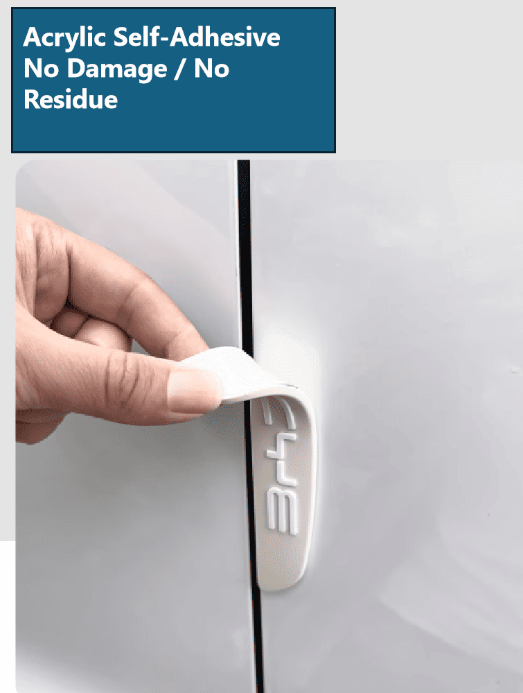 Installing BYD door guard with acrylic self-adhesive – no damage to paint