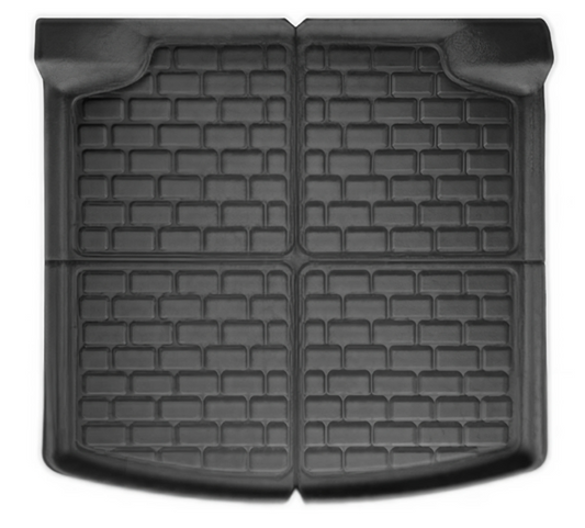 Rear XPE cargo liner for BYD Seal providing full trunk and boot area coverage with raised spill edges