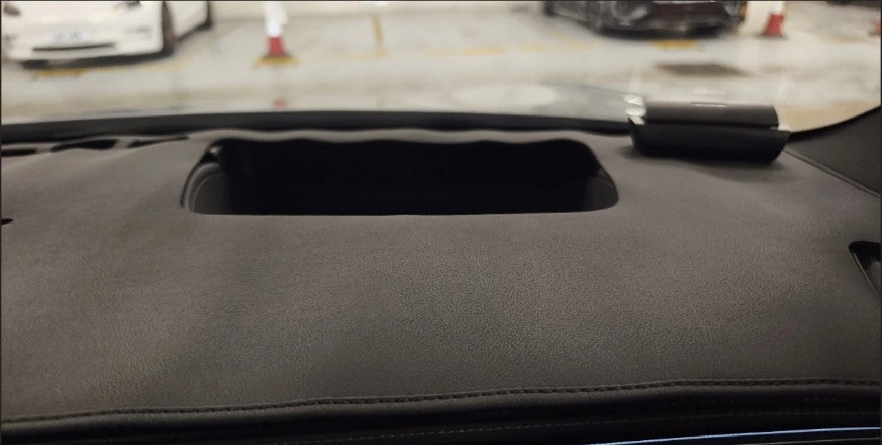 BYD Sealion 7 interior dashboard sun shade mat installed view