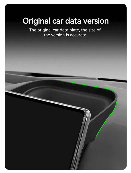 Precision-fit center console screen storage tray for BYD Shark 6 – OEM size for 2024 dashboard design