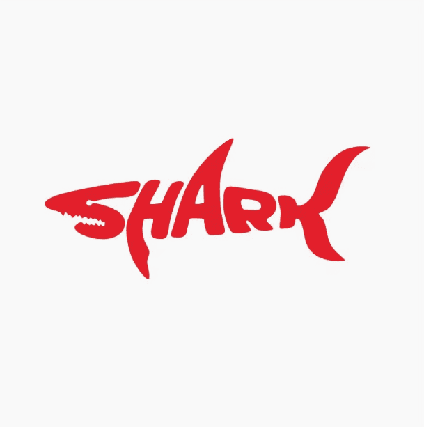 Red shark graphic side decal forfor BYD Shark 6 accessories– bold vinyl sticker with sporty appeal