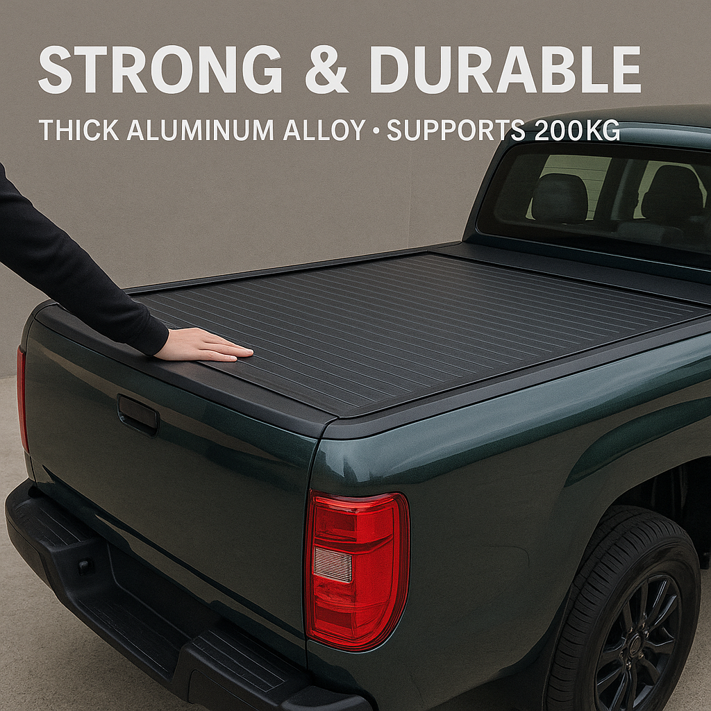 BYD Shark 6 Aluminum Retractable Tonneau Cover – Strong & Durable, Supports 200kg Load Capacity