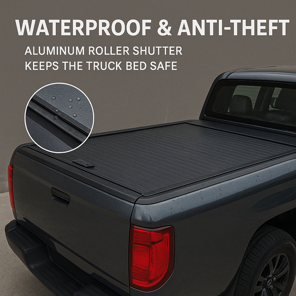 BYD Shark 6 Aluminum Retractable Tonneau Cover – Waterproof, Anti-Theft, Sealed Protection