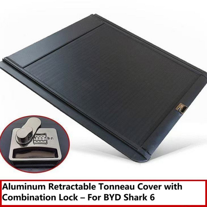BYD Shark 6 Aluminum Retractable Tonneau Cover | Waterproof & Lockable ...