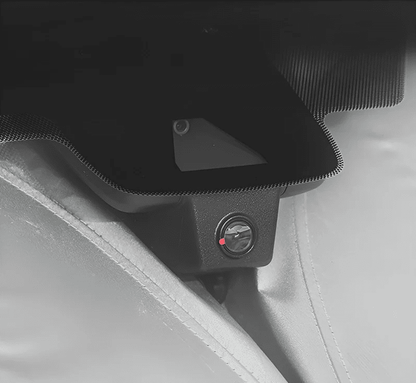 Compact storage pouch included with BYD front windshield sunshade, fits in glovebox or side pocket