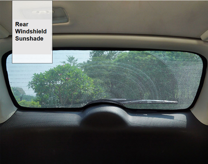 BYD Sealion 7 rear window magnetic sunshade installed
