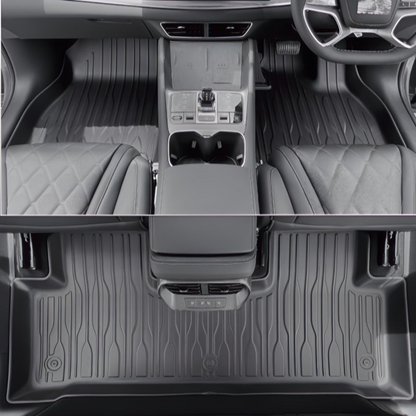 Full set floor mats installed in BYD ATTO 1 interior