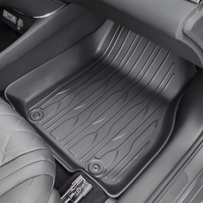 Passenger side custom floor mat for BYD ATTO 1 with textured anti-slip surface