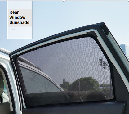 BYD Sealion 7 Rear side window magnetic sunshade fitted view
