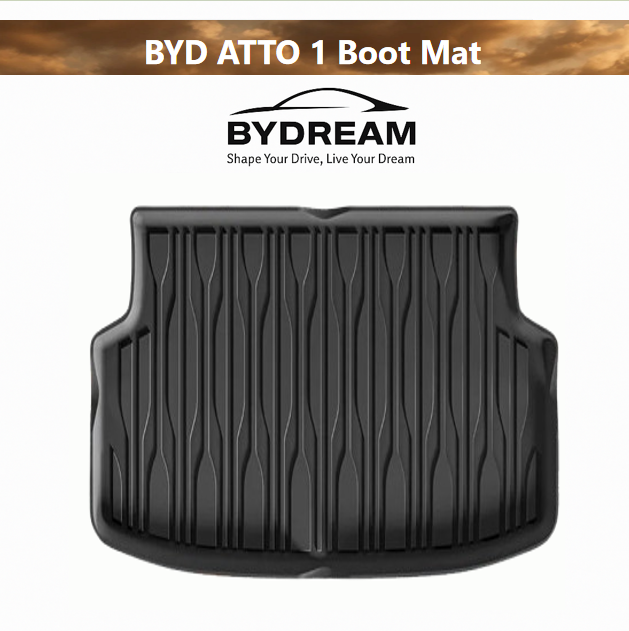 Custom TPE boot liner for BYD ATTO 1  cargo area