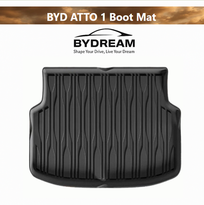 Custom TPE boot liner for BYD ATTO 1  cargo area