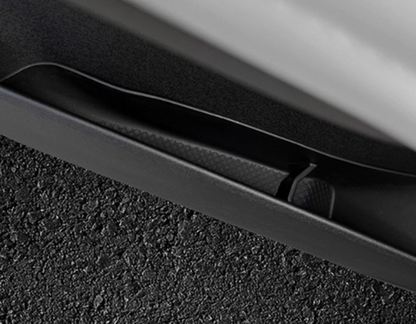 BYD ATTO 1 door pocket organizer insert fitted in the lower door bin, showing divider tray storage to keep the door pocket clean and organised (Australia)