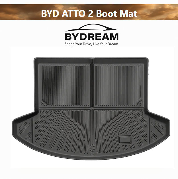 Custom TPE boot mat for BYD ATTO 2 2025+ for cargo area