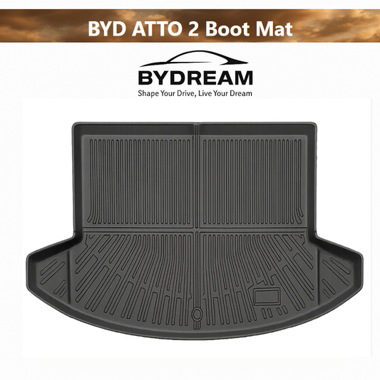 Custom TPE boot mat for BYD ATTO 2 2025+ for cargo area