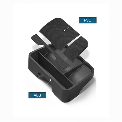 BYD ATTO 3 storage box materials: PVC liner and ABS tray