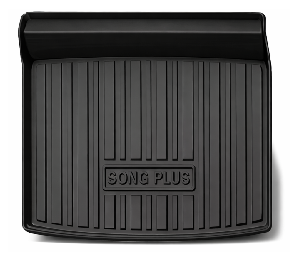 TPE boot liner for BYD Sealion 6 showing raised edges and waterproof cargo protection.