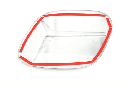 Rear view of BYD Sealion 7 charging port cover showing 3M adhesive tape for easy installation