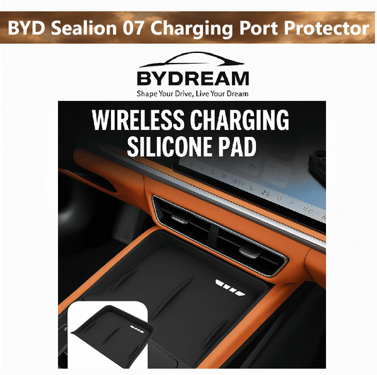 Wireless Charging Silicone Pad for BYD Sealion 7 – Non-Slip Custom Fit Interior Accessory