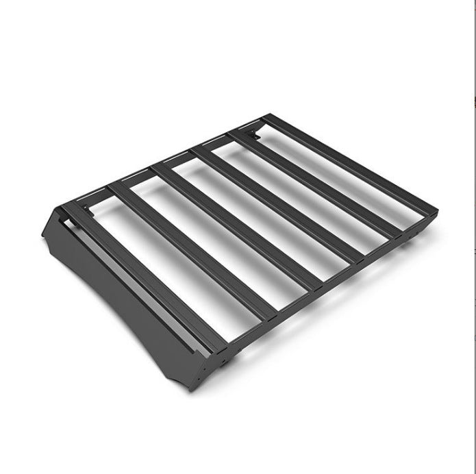 Complete roof platform for BYD Shark 6, featuring heavy-duty aluminum crossbars and iron side brackets. Ideal for carrying roof cargo and overlanding gear.
