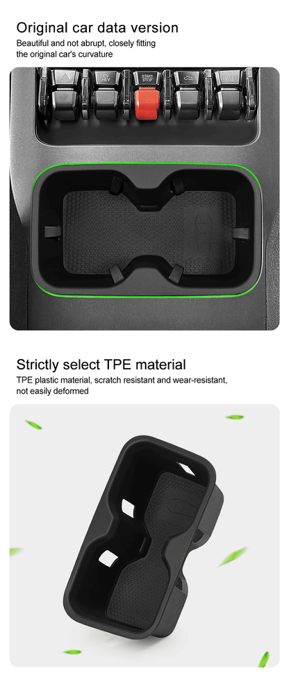 BYD Shark 6 Cup Holder Insert – Precision Fit with Original Car Curvature & Durable TPE Material
