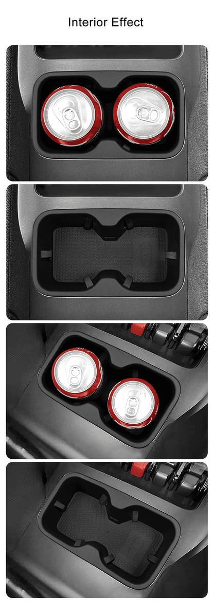 Interior Installation View – BYD Shark 6 Center Console Cup Holder Insert in Real Car Setup