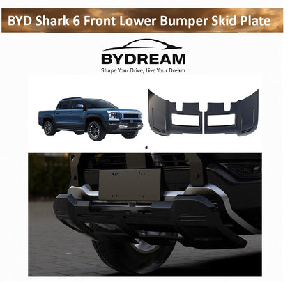 BYD Shark 6 Front Lower Bumper Skid Plate – Blackout Under Guard