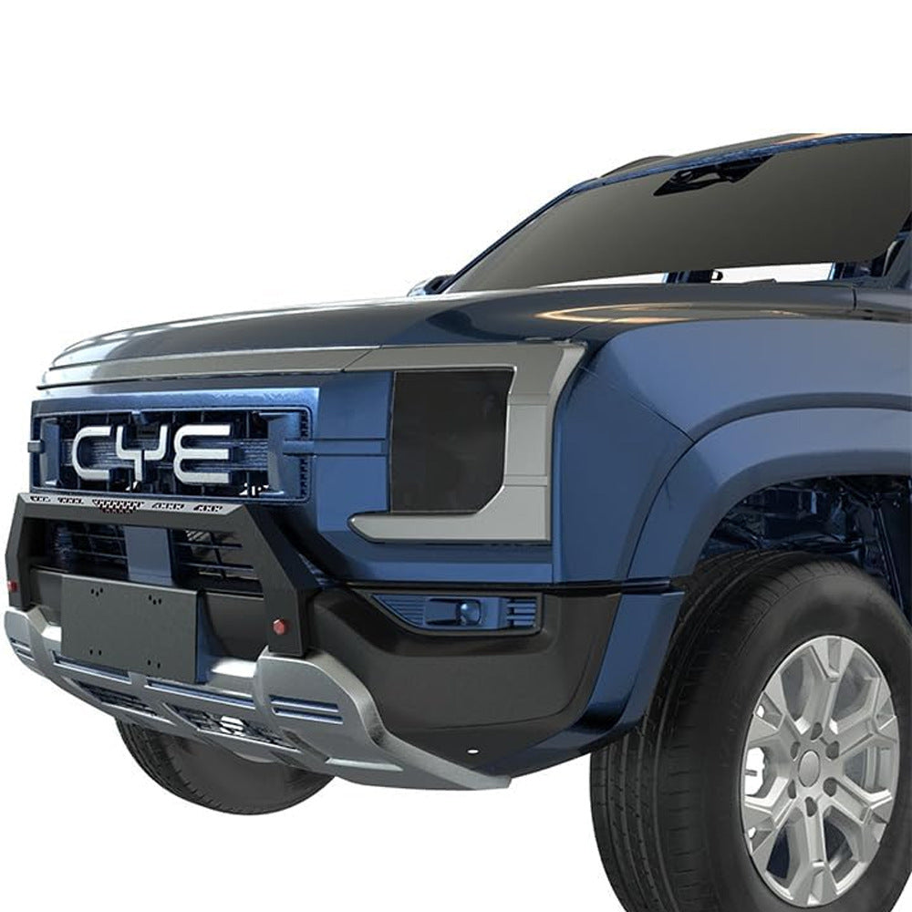 BYD Shark 6 mini front bumper steel front angle view
