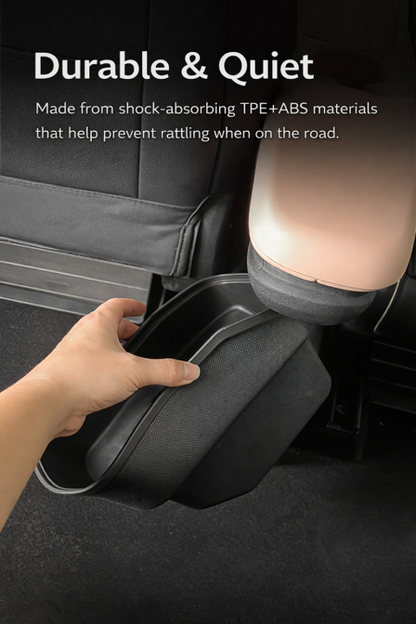 BYDREAM rear seat trash bin for BYD ATTO 1 (Seagull), made from shock-absorbing TPE+ABS to reduce rattles and keep the cabin quiet and tidy.
