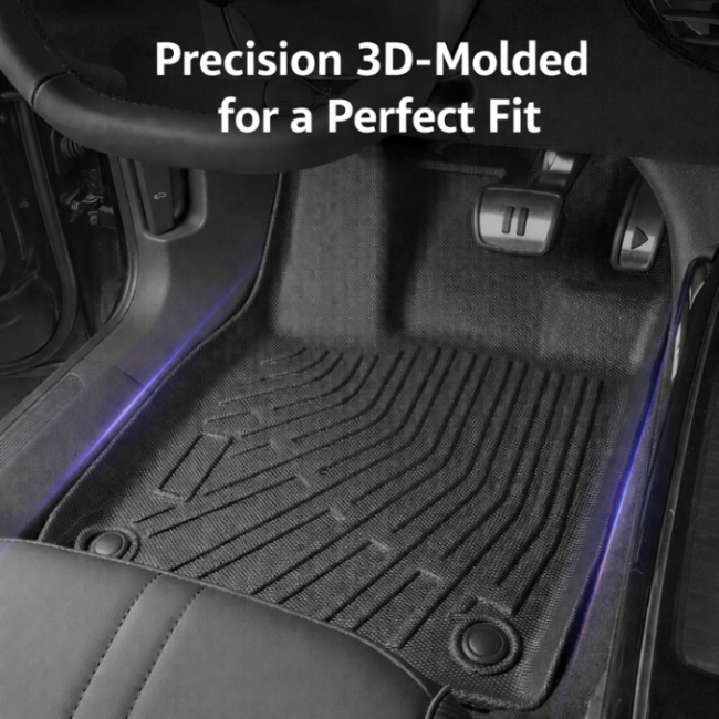 BYD ATTO 2 2025+ TPE floor mat — precision 3D-moulded custom fit for the driver side, all-weather floor liner with raised edges